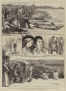 ウィンブルドンのボランティア 作： Theodore Blake Wirgman